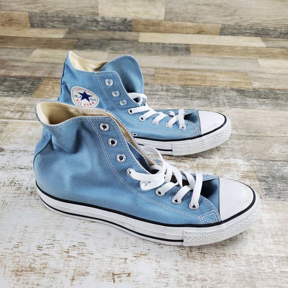 Converse Chuck Taylor All Star High Top Shoes Mens 9 / Womens 11 Blue Sneakers